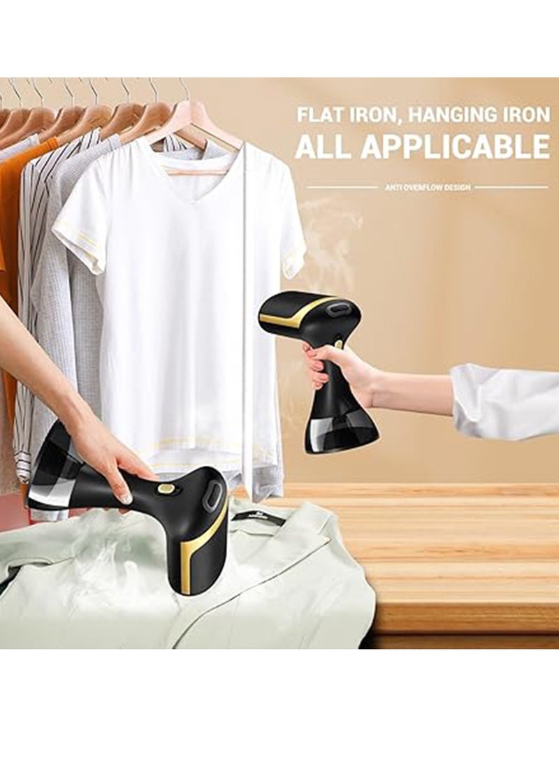 BlueFire Portable Clothes Steamer 1500W Handheld Garment Steamer – 30s Fast Heat Up, 350ml Detachable Water Tank, Powerful Fabric Wrinkle Remover, 360° Anti-Spill, 30 Min Continuous Steam, Travel & Home Steam Iron for Clothing, Curtains, Upholstery  - Image 3