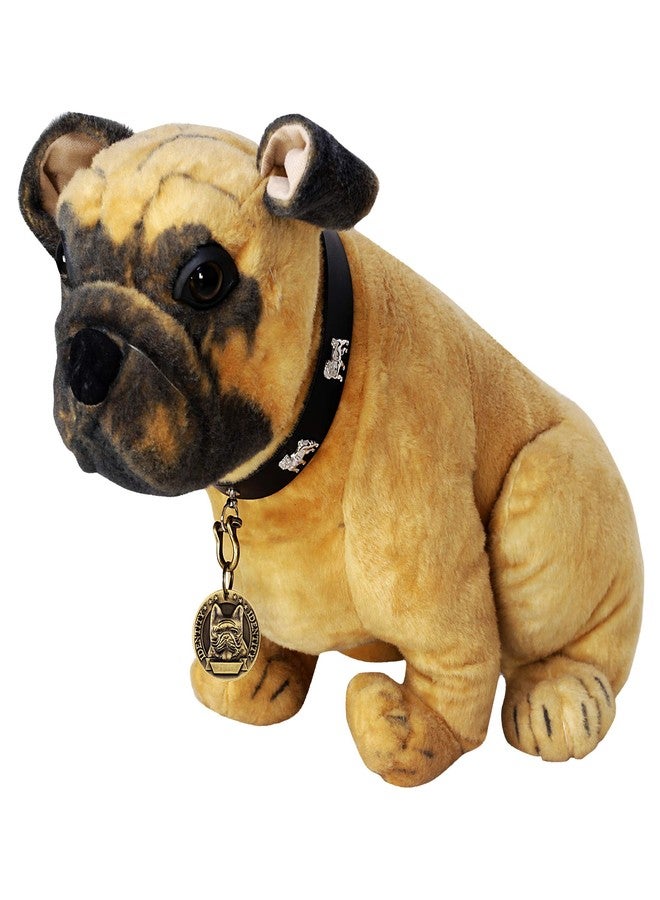 SRI Emily Pets Brass Round Shape Dog Print Collar Tag Cum Collar Charm for Dog & Puppy - Image 2