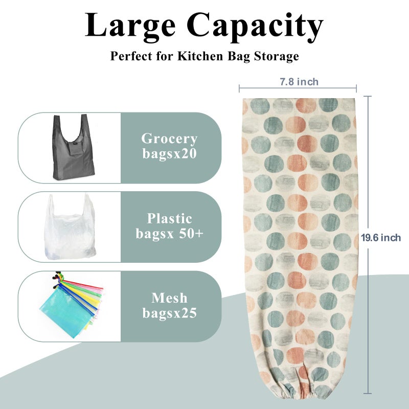 TOGETRUE Plastic Bag Holder - Wall Mount Organizer & Dispenser, Heavy Duty Grocery Bag Storage for Home, Kitchen & Camper - Image 3