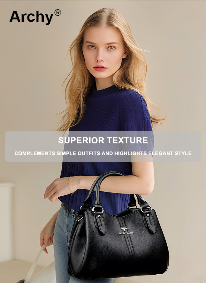 Archy Women's Crossbody Shoulder Bag - Stylish & Spacious with Multiple Pockets, Durable & Lightweight for Work & Travel - Image 3