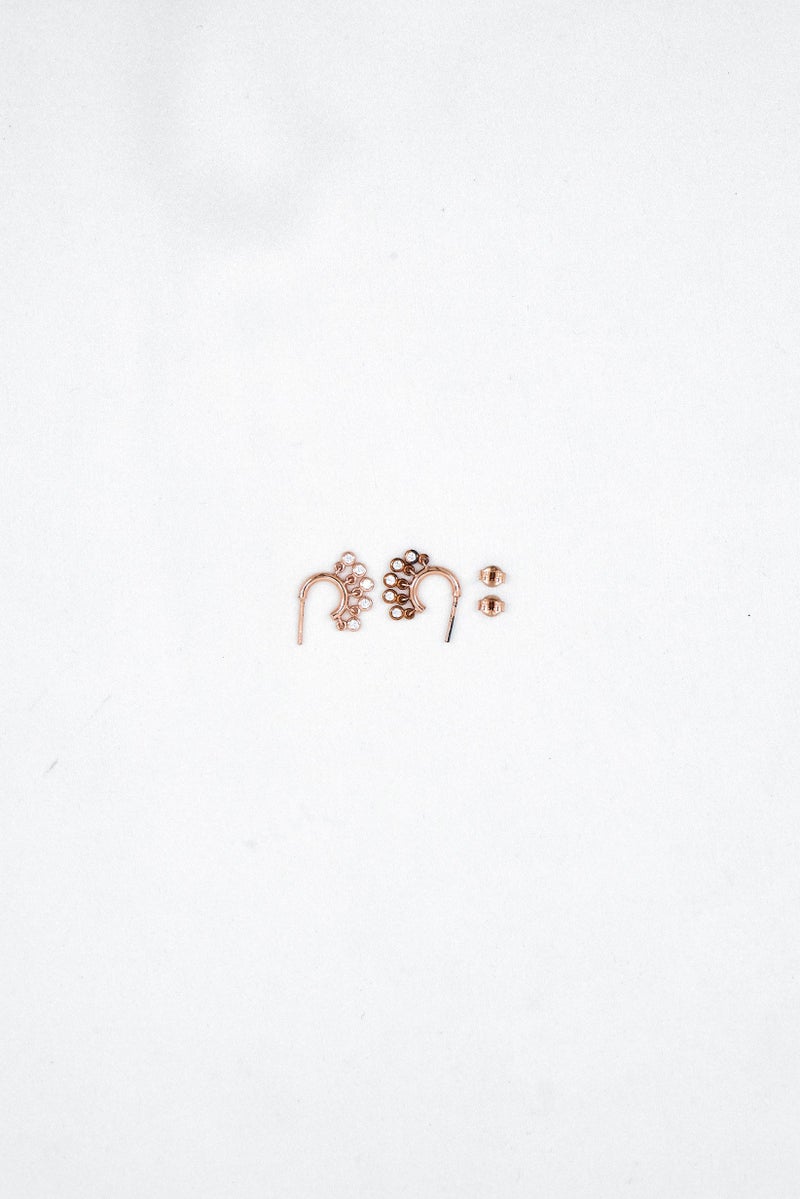 OLIVIA BURTON Women Hoop Earrings, Rose Gold  - Image 2