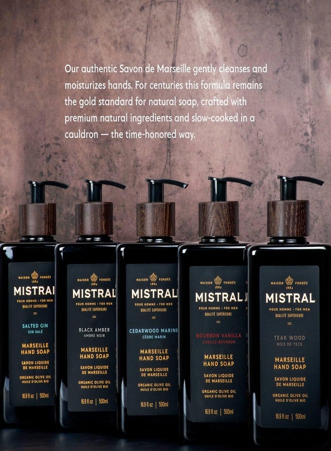 Mistral Men's Natural Hand Soap, Bourbon Vanilla - Image 3