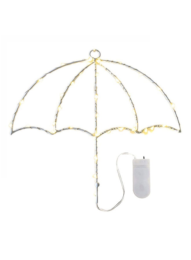 Loquat LED Umbrella Decorative String Light For Party Room Window Yellow 27 x 26 x 3cm - Image 1