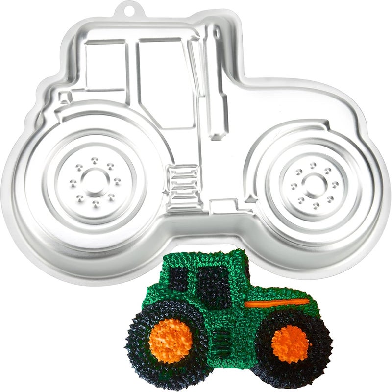 SADYFON Tractor Shaped Cake Pan 3D Birthday Cake Pan Aluminum Nonstick Baking Pans Tins Cake Decorating Mould Birthday Wedding Anniversary Party Cake Bakeware Tools - Image 1