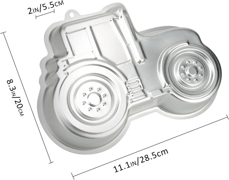 SADYFON Tractor Shaped Cake Pan 3D Birthday Cake Pan Aluminum Nonstick Baking Pans Tins Cake Decorating Mould Birthday Wedding Anniversary Party Cake Bakeware Tools - Image 5