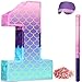 Shappy 16 Inch Mermaid Piata Purple Number Birthday Piata Party with Stick Blindfold Confetti for Anniversary Celebration Birthday Decoration SuppliesNumber 1 - Image 2