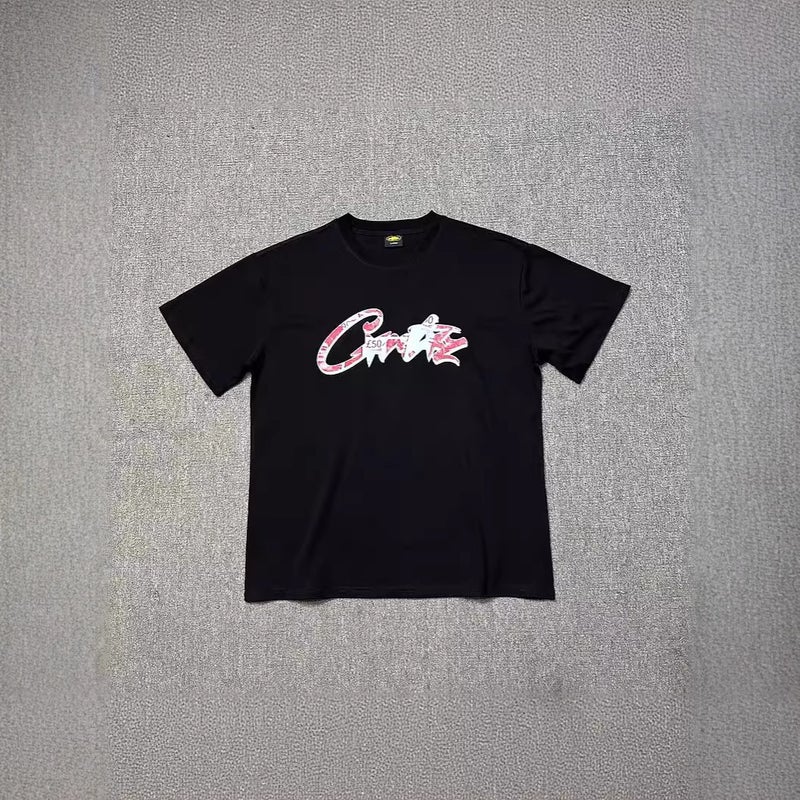 Series T-Shirts With Short Sleeves, Letter Logo Print, Unisex Double Yarn, Fashionable Casual Short Sleeves, Trendy - Image 5