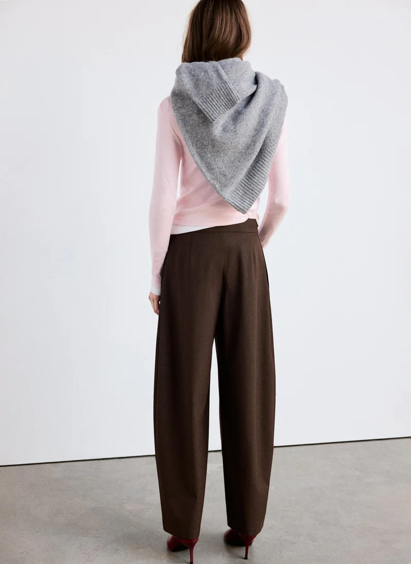 Mango Balloon pleated trousers