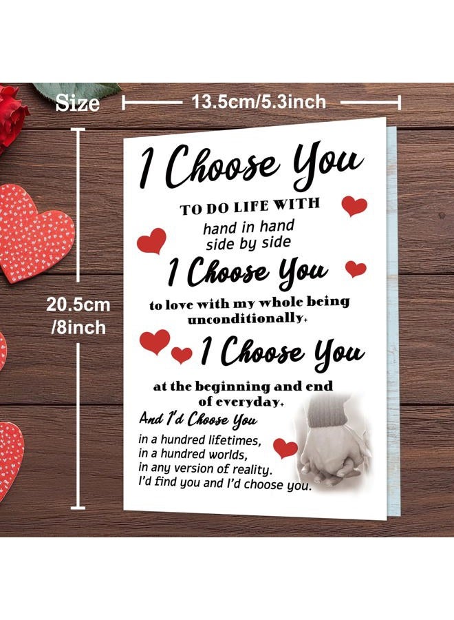 Smithtuy Valentines Day Cards Gifts for Him Her,Valentines Day Card for Husband Wife Boyfriend Girlfriend Men,Romantic Valentine's Day Card with Meaningful Love Message - Image 3