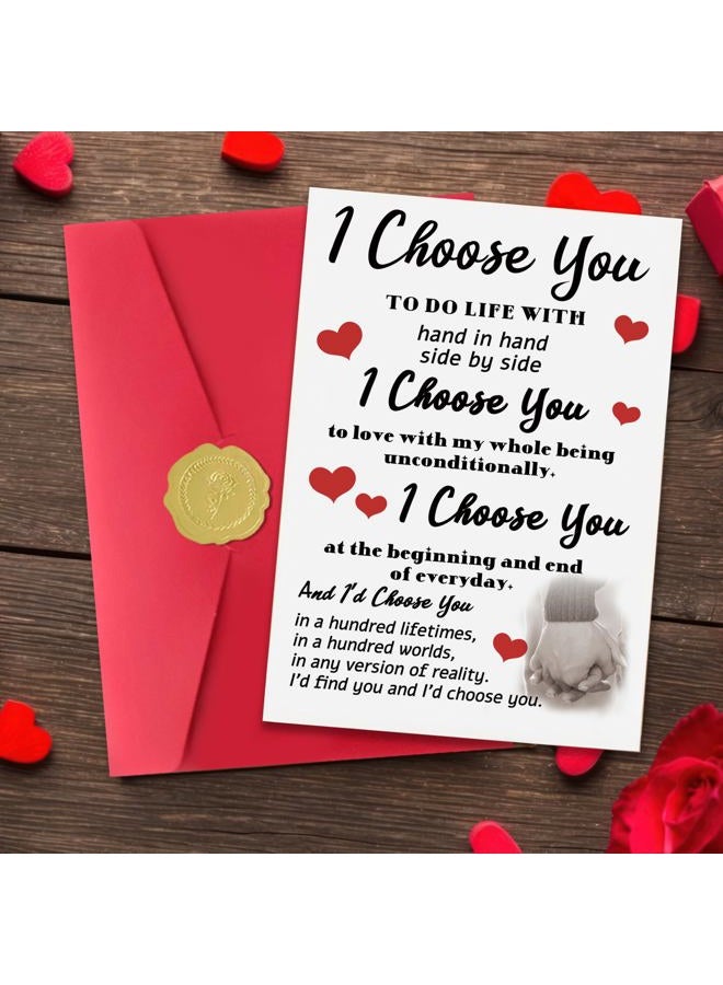 Smithtuy Valentines Day Cards Gifts for Him Her,Valentines Day Card for Husband Wife Boyfriend Girlfriend Men,Romantic Valentine's Day Card with Meaningful Love Message - Image 4