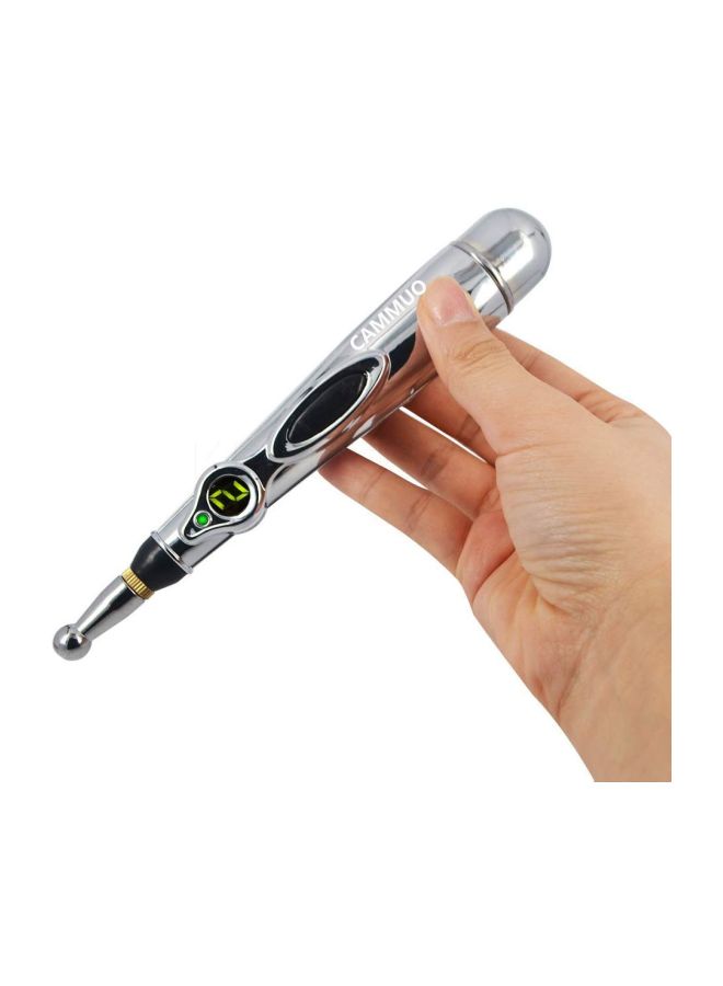 Loquat Electric Massager Pen Silver - Image 2