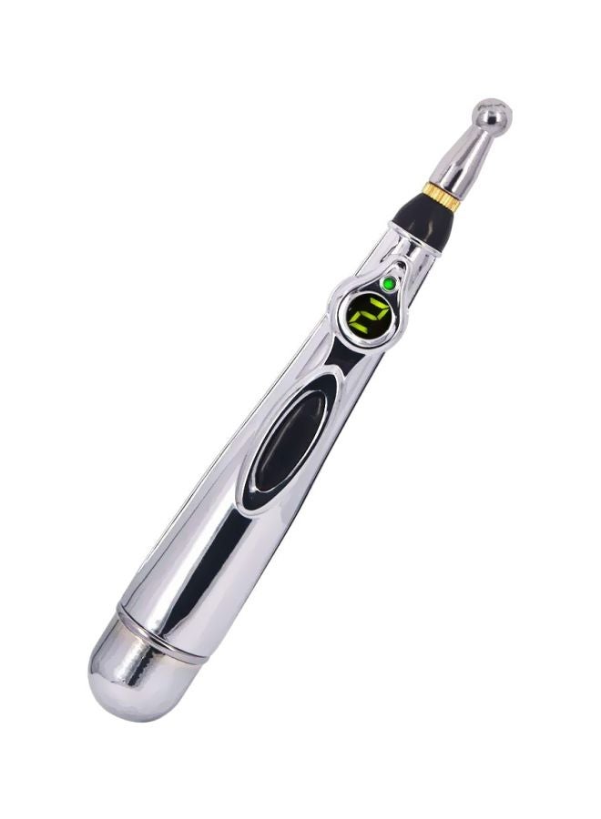 Loquat Electric Massager Pen Silver - Image 1