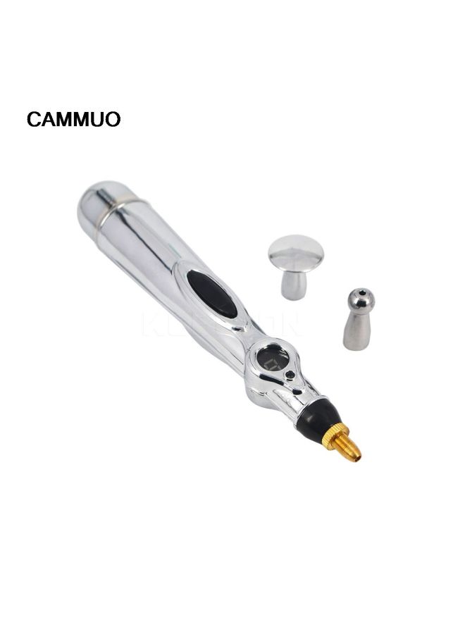 Loquat Electric Massager Pen Silver - Image 3