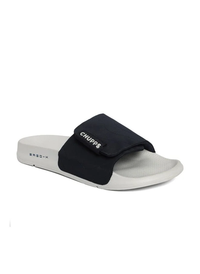 تشيبس Navy Blue Sliders for Men