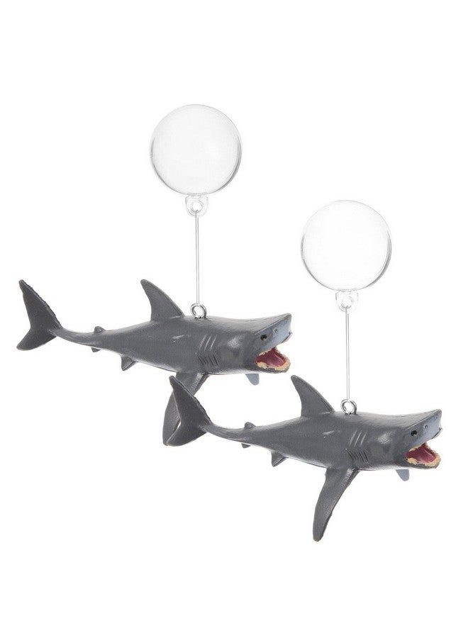 Beaupretty 2 Sets Fish Decoration Tank Floating Decorations Accessories Sharks Aquarium Layout Prop - Image 1