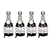 DYT 4PCS Black Champagne Bottle Mylar Balloons Salut Foil Aluminum Balloon Birthday Party Supplies Bab Shower Wedding Engagement Party Decorations - Image 2