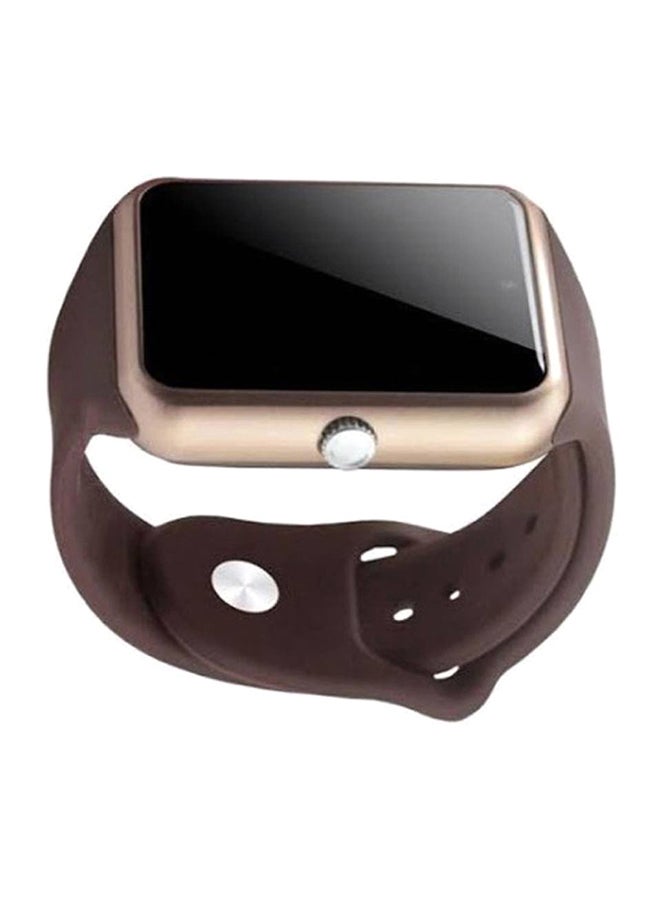 G-Tab 380 mAh Bluetooth Smartwatch Brown/Gold - Image 4