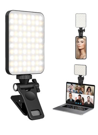 80 LED High Power Rechargeable Clip Fill Video Light Adjustable Multiple Lighting Modes for Phone iPhone and Android and iPad and Laptop and Camera for Video Conference and Vlog and Makeup and Selfie - pzsku/ZCD6FA907562942EF214DZ/45/1749760391/7981b96d-b290-4d33-aad2-0d19732e18bf