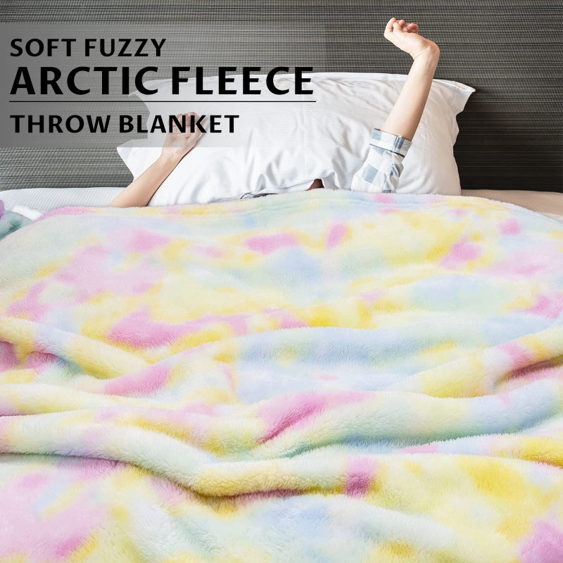 MUGD Blankets Fuzzy Soft Fleece Throw Blanket Cozy Soft Warm Throw Blanket for Bed - Image 5