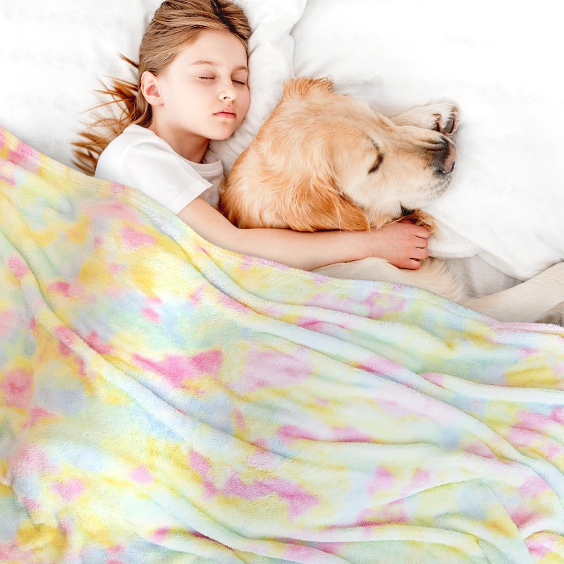 MUGD Blankets Fuzzy Soft Fleece Throw Blanket Cozy Soft Warm Throw Blanket for Bed - Image 2