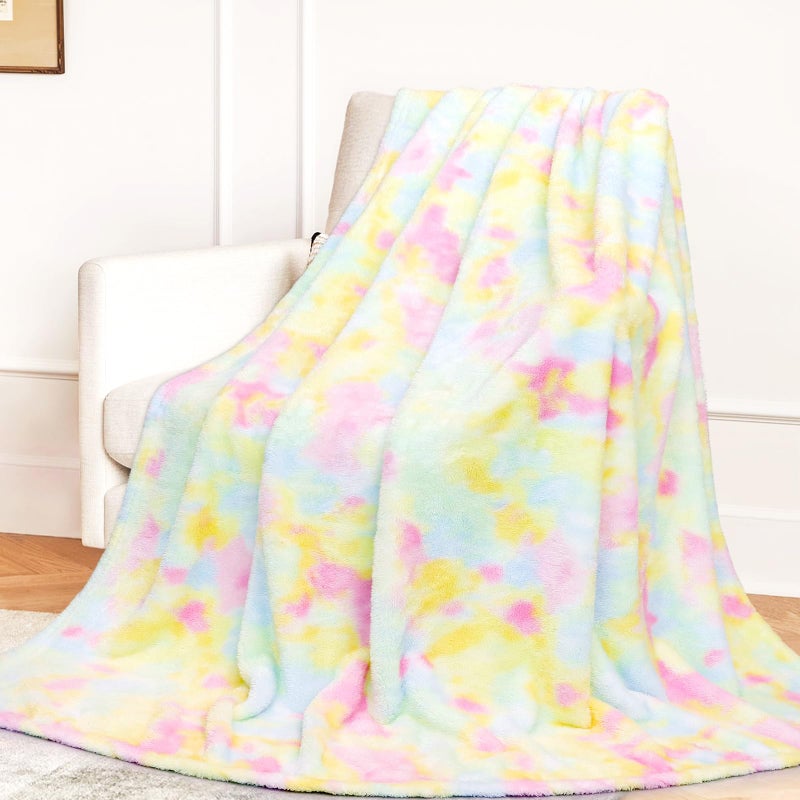 MUGD Blankets Fuzzy Soft Fleece Throw Blanket Cozy Soft Warm Throw Blanket for Bed - Image 1