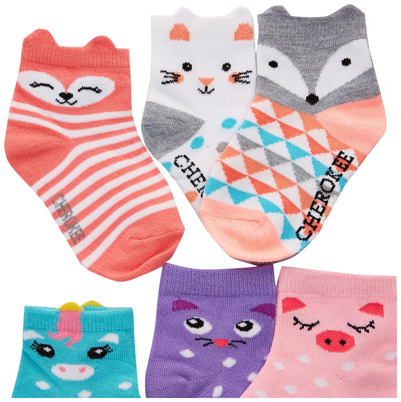 Cherokee baby-girls 12 Pack Shorty Ankle Socks - Image 2