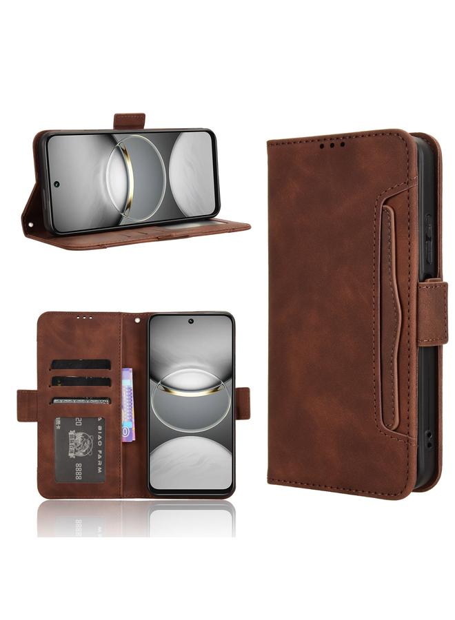 The Bros Case For Tecno Spark 30C 4G Skin Feel Calf Texture Card Slots Leather Phone Case