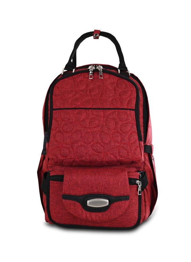 Petit bebe Diaper bag premuim go dark red  - Image 1
