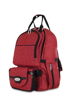 Petit bebe Diaper bag premuim go dark red  - Image 5