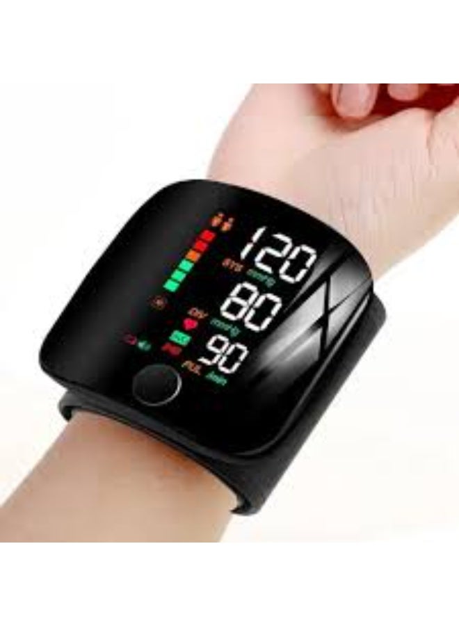 Digital Wrist Blood Pressure Monitor – Automatic BP Machine with Adjustable Cuff, Large Display, Voice Guidance & Carrying Case - Image 2