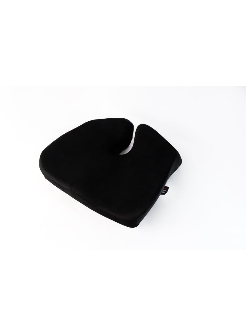 HT High-density memory foam medical seat cushion provides healthy support when sitting, reduces coccyx and fistula pain, and helps speed up recovery after surgery. Luxurious velvet cover is soft, easy to remove and wash for comfort and daily use. - Image 4