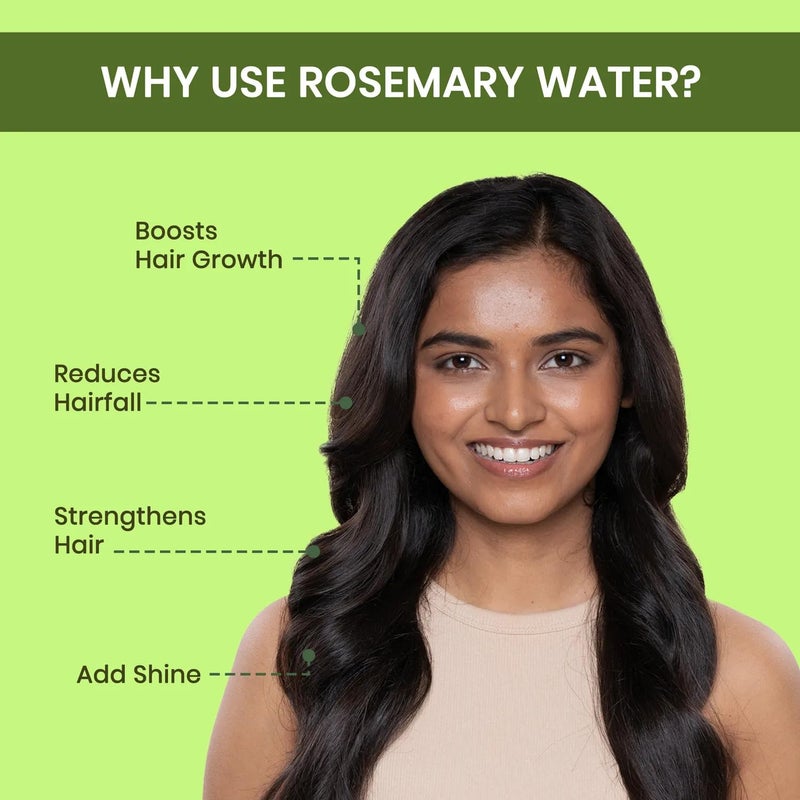 Alps Goodness Rosemary Water Refill Pack For Hair Growth 200 ml Hair Spray for Regrowth Rosemary Mist Adds Shine Helps Reduce Hairfall Strengthens Hair Suitable For All Hair Types - Image 4