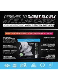 Muscle Feast Micellar Casein Protein, All Natural Pasture Raised Hormone Free Soy Free, Unflavored, 4Lb  - Image 4