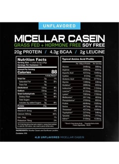 Muscle Feast Micellar Casein Protein, All Natural Pasture Raised Hormone Free Soy Free, Unflavored, 4Lb  - Image 5