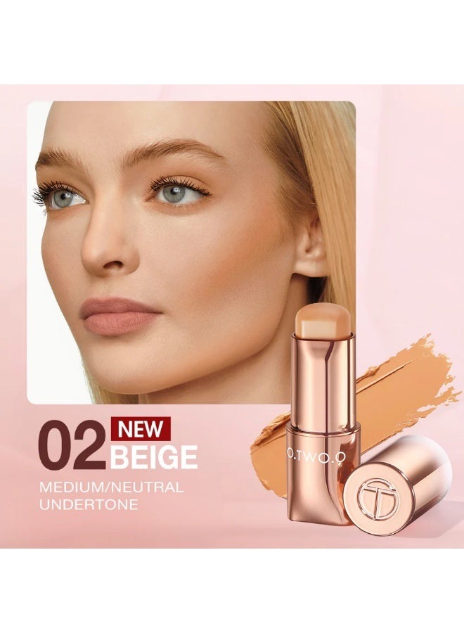 O.TWO.O Face Contour & Highlight Stick (Color 2-Beige) - Image 1
