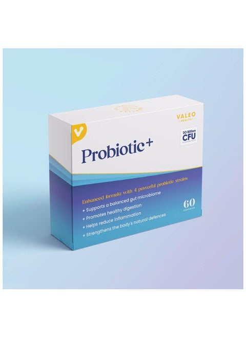 Probiotic+ 20 Billion Cfus With 4 Probiotic Strains Supports Digestive Health, Immune Function, And Gut Flora Balance 60 Capsule