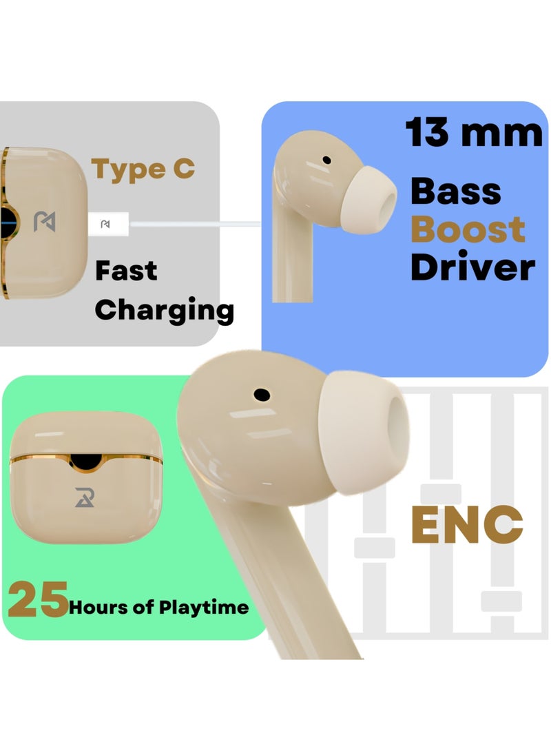 RADALIFESTYLE - Air 1 Wireless Bluetooth TWS In Ear Earbuds With ENC & Dynamic Driver - Image 1
