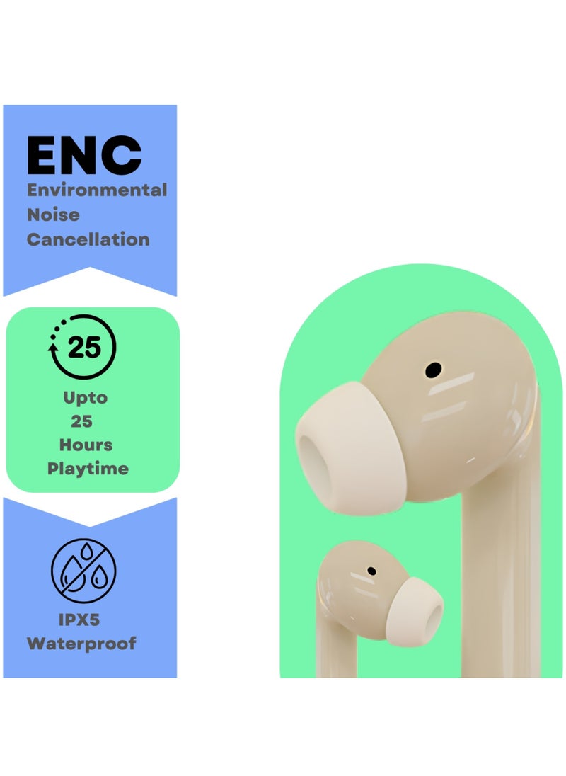 RADALIFESTYLE - Air 1 Wireless Bluetooth TWS In Ear Earbuds With ENC & Dynamic Driver - Image 1