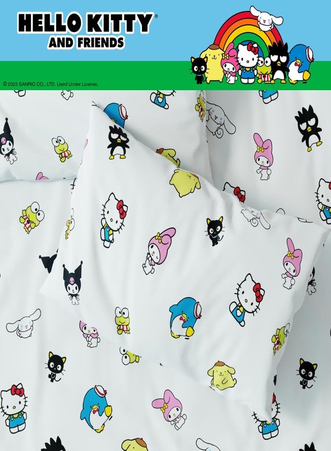 Franco Collectibles Hello Kitty & Friends Bedding Super Soft Cozy Cotton 3 Piece Twin Sheet Set, (Officially Licensed Product) - Image 4
