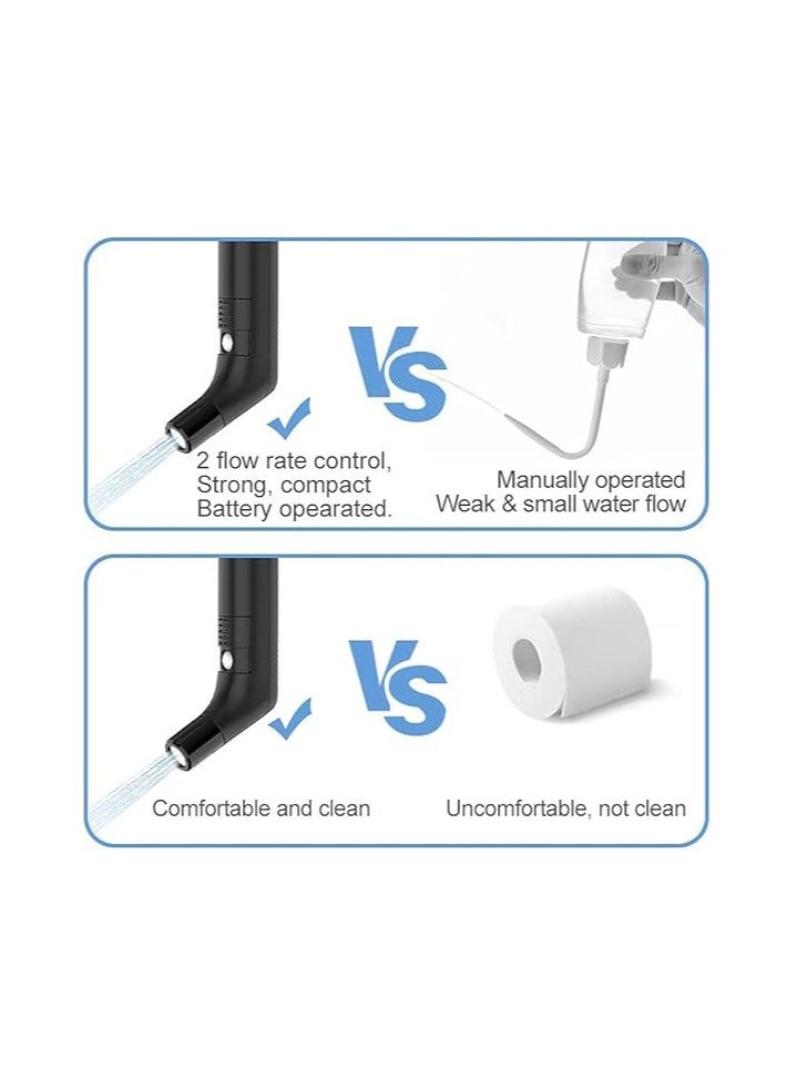 DLC Electric Shattaf Personal Travel Bidet Sprayer Kits Shower Spray Clean with 2.3L Water Storage Rechargeable - Image 4