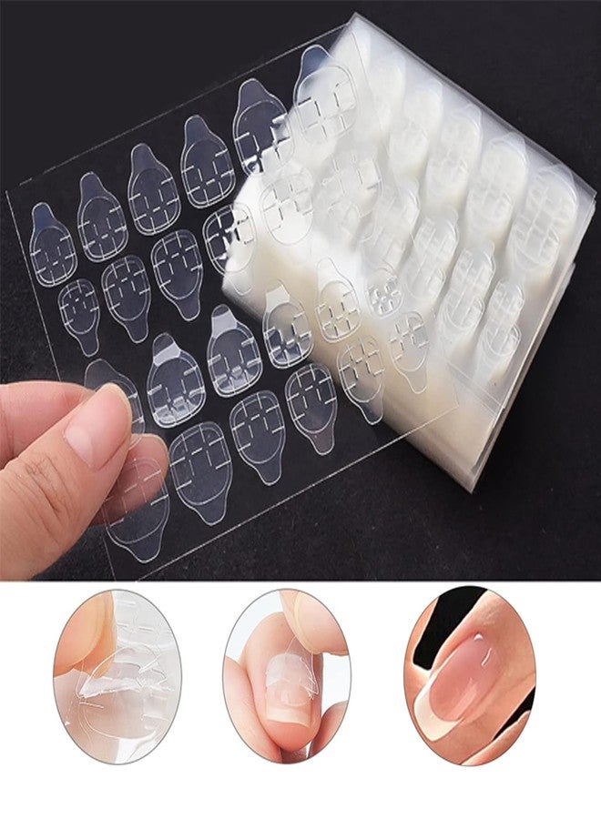 Aeenioy 24 Press On Nails, Almond Shape Nail Extensions for Women with Jelly Glue, Quick Fix Artificial Nails for Dailys Wear and Special Occasions, Reusable False Nails Extension Kit - Image 2