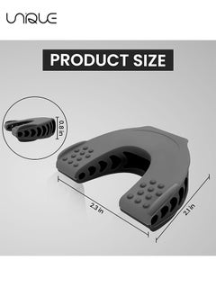 Unique 3PCS Jaw Exerciser for Men & Women, 3 Resistance Levels Silicone Jaw Toner for Beginner, Intermediate & Advanced Users, Jawline Exerciser & Jawline Shaper  (White/Grey/Black)  - Image 2