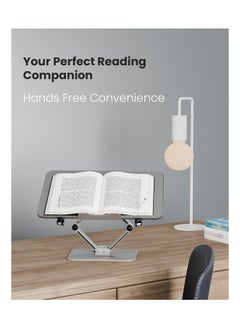 Moxedo Moxedo Multi-Functional Laptop Stand for Desk Adjustable Laptop Riser and Book Stand Holder Compatible with MacBook Pro/Air, Dell, Lenovo, HP, Samsung, for Sizes Up to 17” Devices  - Image 3