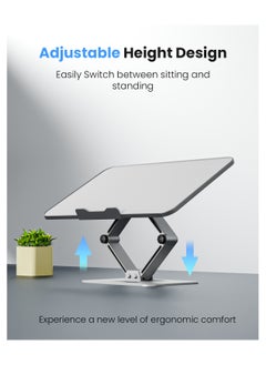 Moxedo Moxedo Multi-Functional Laptop Stand for Desk Adjustable Laptop Riser and Book Stand Holder Compatible with MacBook Pro/Air, Dell, Lenovo, HP, Samsung, for Sizes Up to 17” Devices  - Image 4
