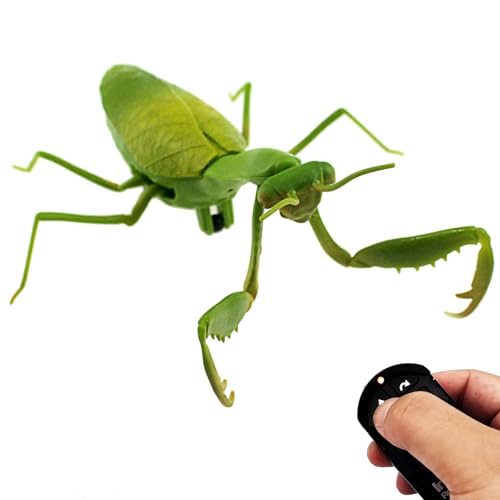 Tipmant RC Praying Mantis Toy IR Remote Control Animal Realistic Insect Car Vehicle Electric for Kids Birthday Gifts - Image 1