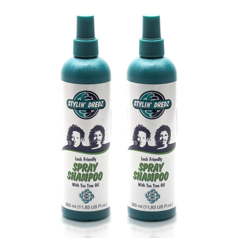 Stylin Dredz Spray Shampoo  Dreadlock Shampoo  Residue Free with Tea Tree Oil  350 ml Pack of 2