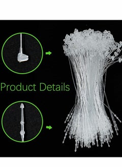 SYOSI 2000 Pcs 5 inch Plastic Fastener Clear Hang Tag Snap Lock Plastic Tag Fasteners Pin Security Loop for Retail Store Clothing Price Tag Pins  - Image 3