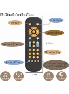 Y&D Infant Music Learning Early Education Educational Simulation Remote Control Toy  - Image 4