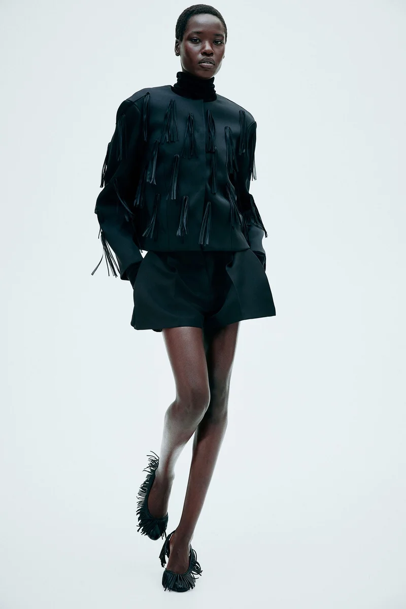 H&M Fringed jacket
