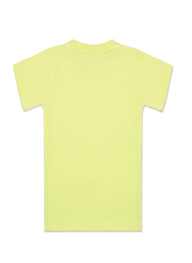 ARVESA My First Baisakhi TS-838 Baisakhi Baby Tshirt for Kids Boys & Girls Half Sleeves Round Neck Clothes Tshirt for Kids Boys 1 Months to 6 Years Dress Yellow - Image 2